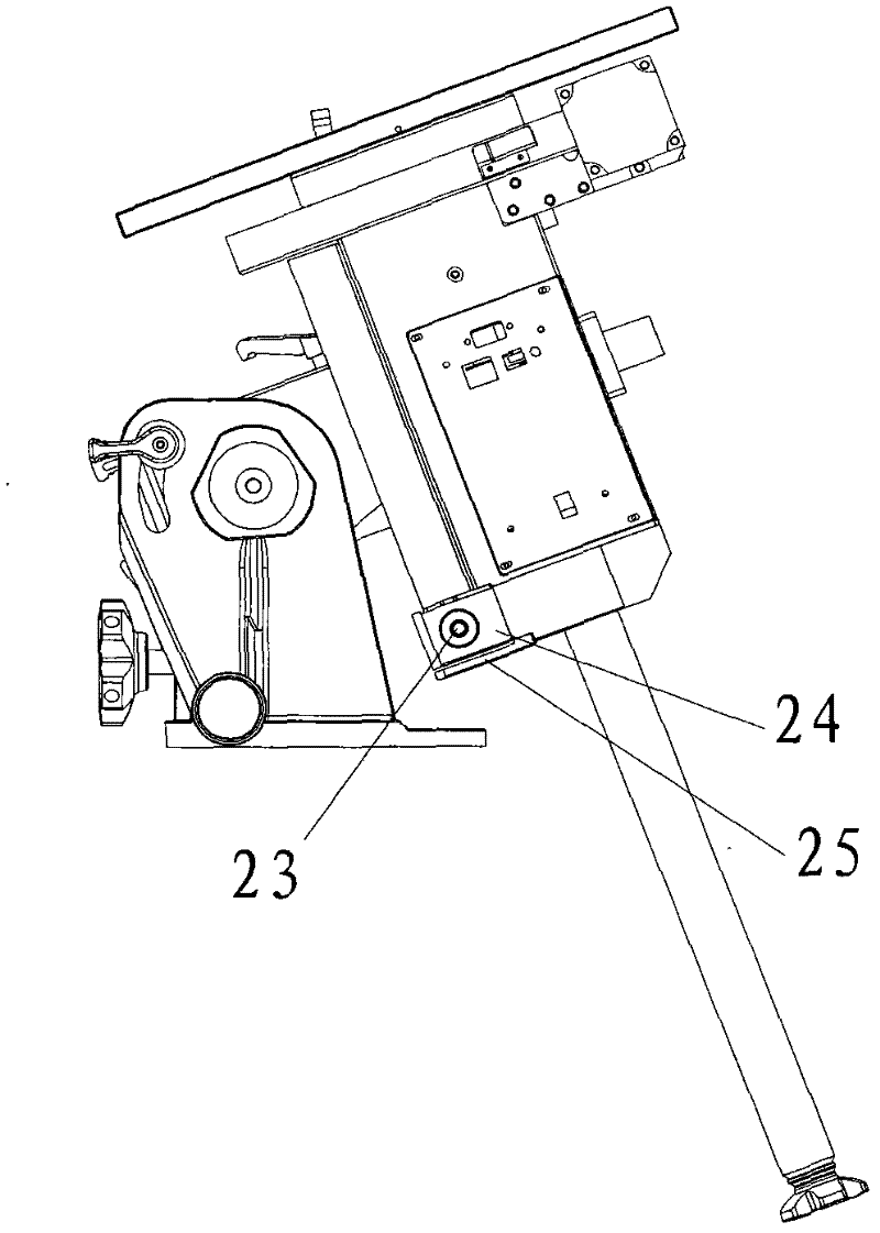 Equatorial telescope bracket