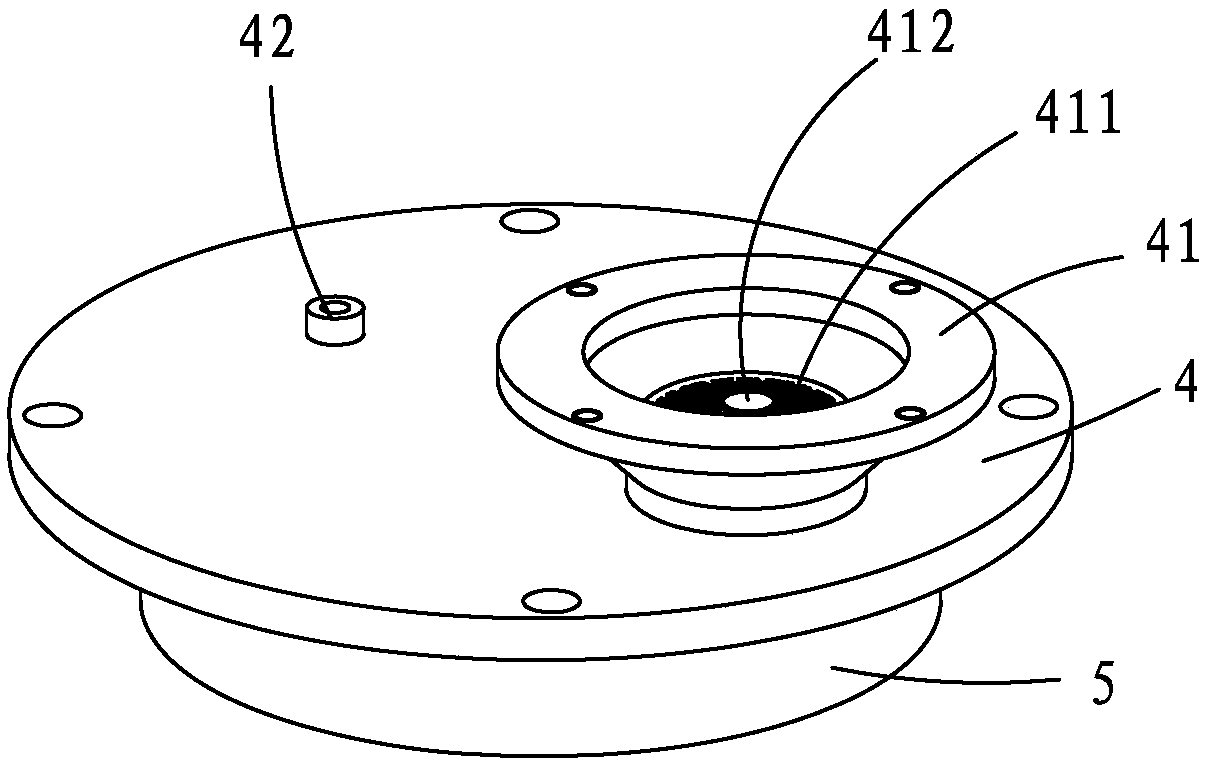 Powder feeding device capable of realizing powder gradient change and for laser cladding