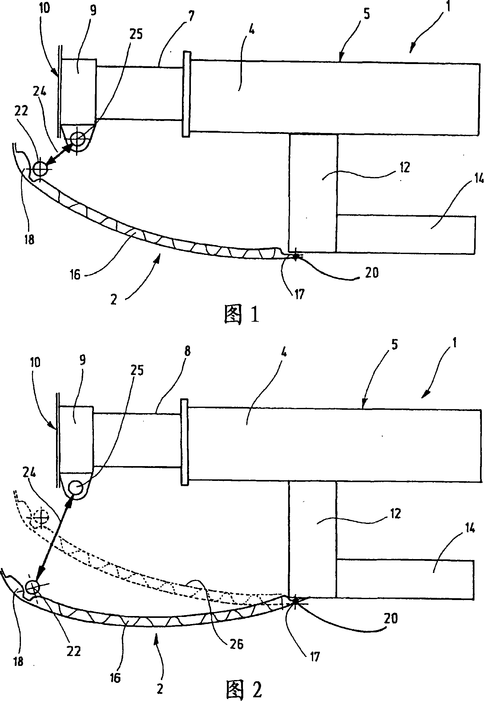 Motor vehicle with an underprotection device