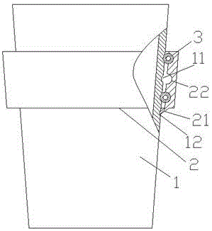 Anti-scalding plastic water cup assembly