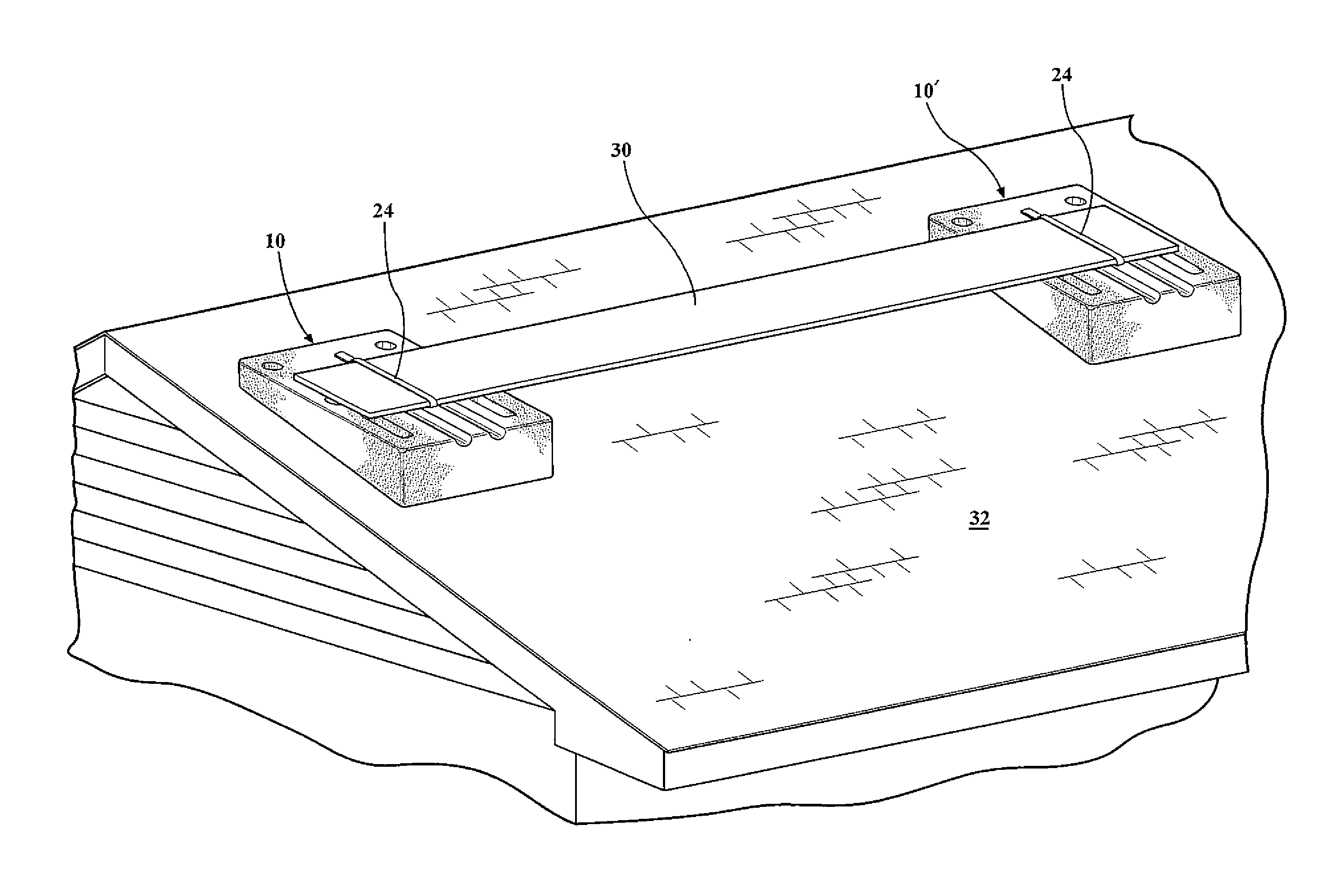 Roofer's cushion bridge combination using same