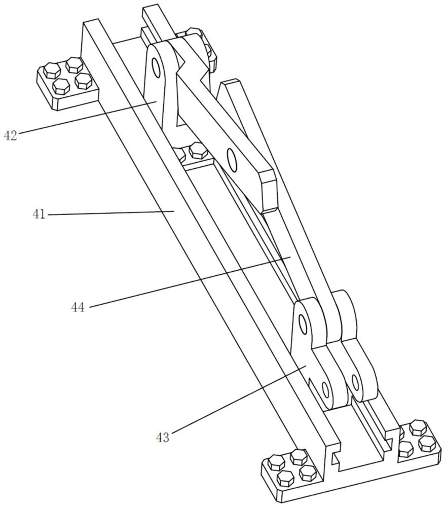 A stamping die waste material discharge mechanism and its stamping die