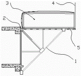 A kind of building buffer type protective shed