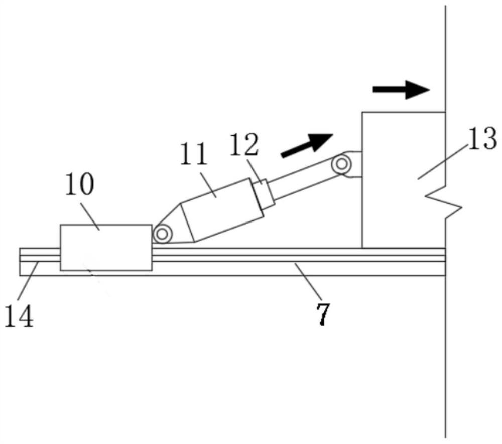 High-altitude circular sliding device for oval steel structure roof and construction method thereof