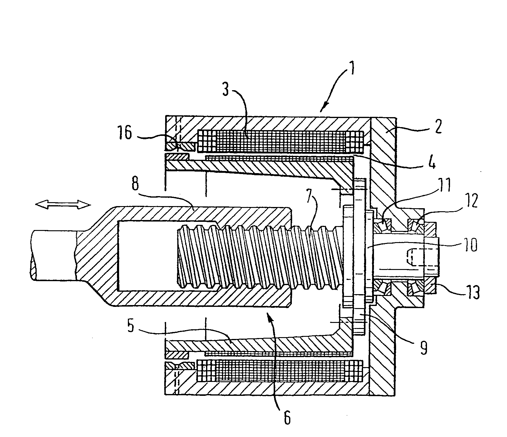 Electromechanical linear drive