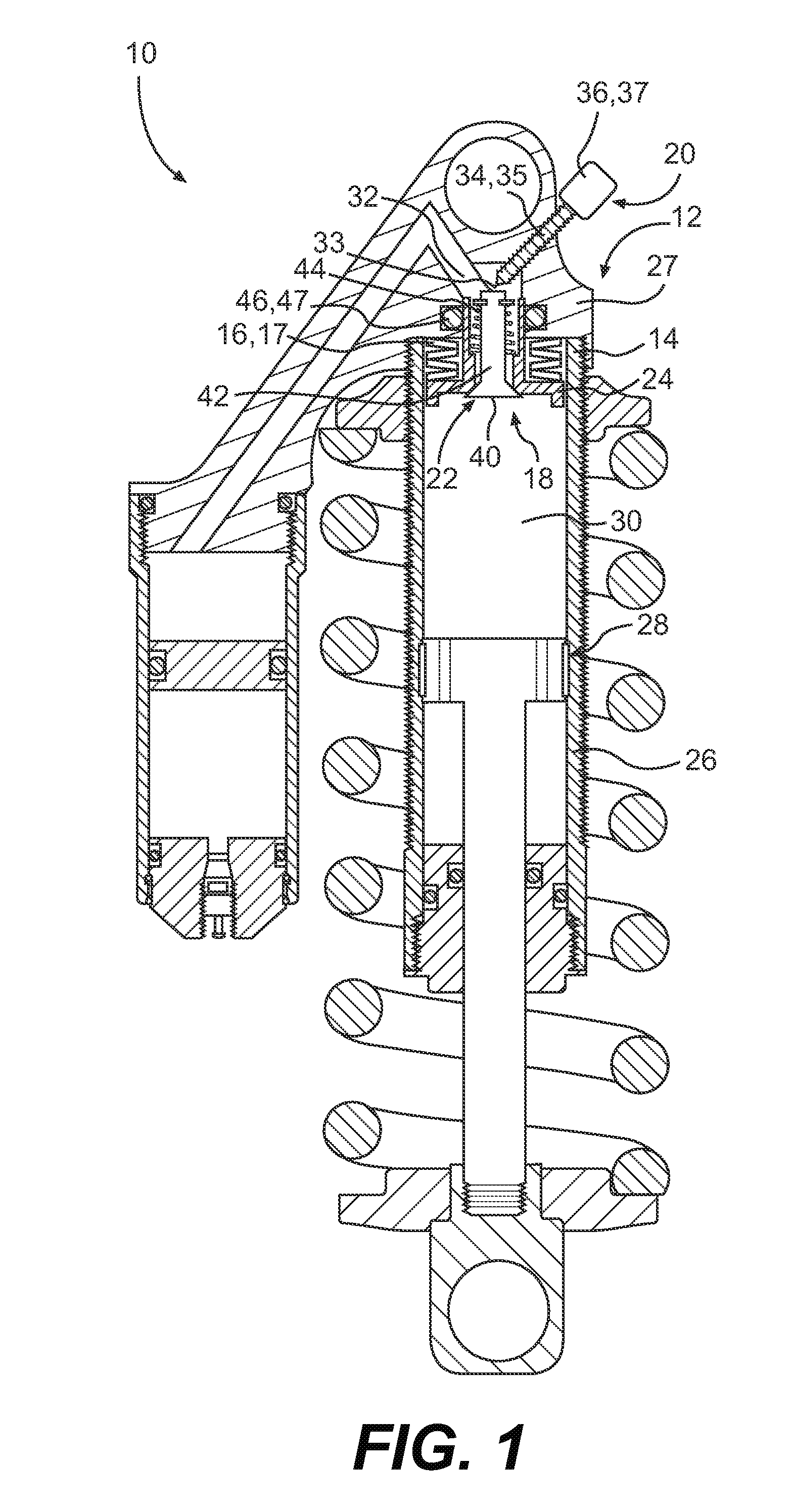 Lockout mechanism for a suspension system