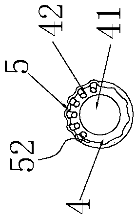 Repeating elastic thread hemorrhoid ligation anastomat