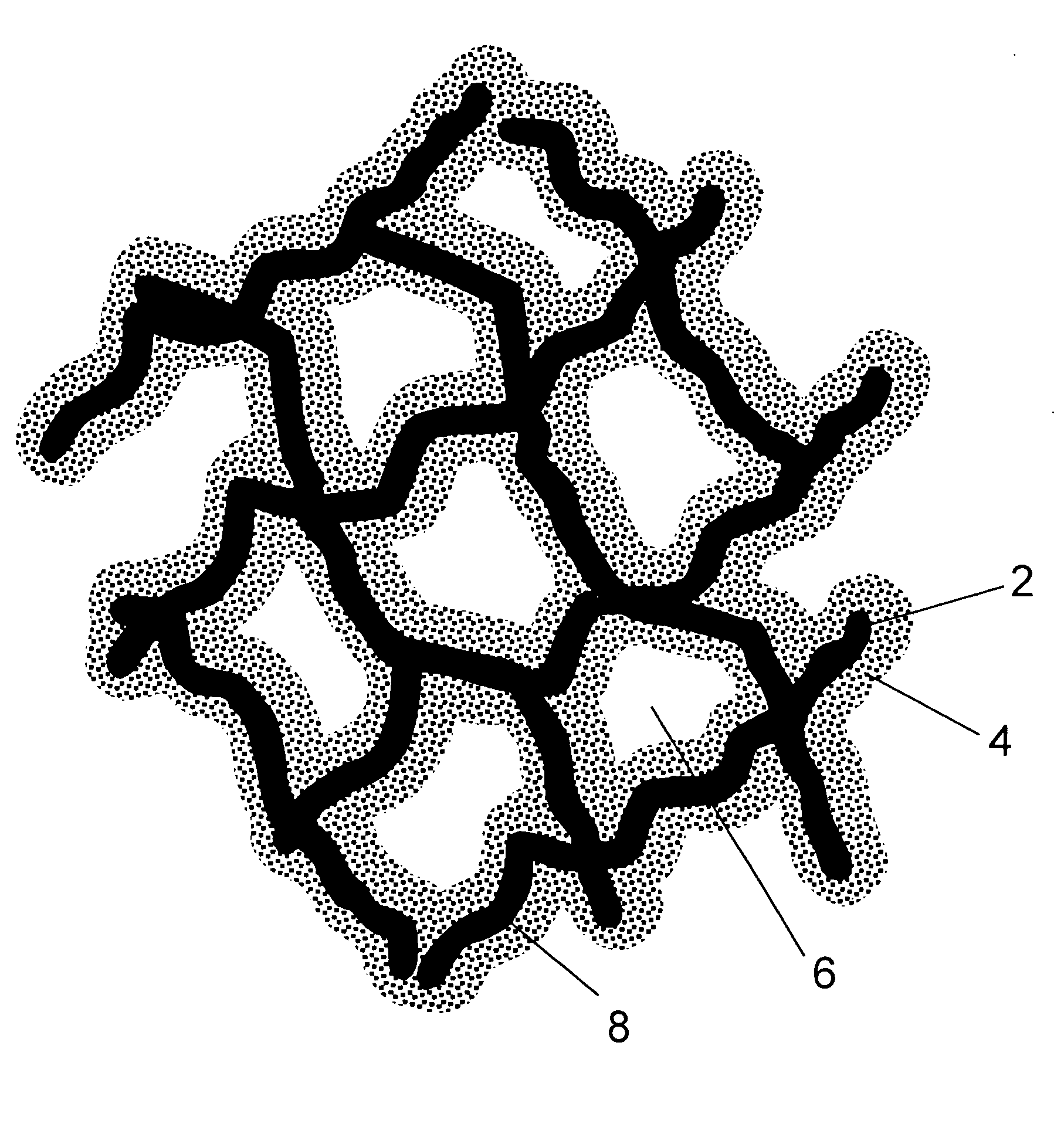 Porous adsorptive or chromatographic media