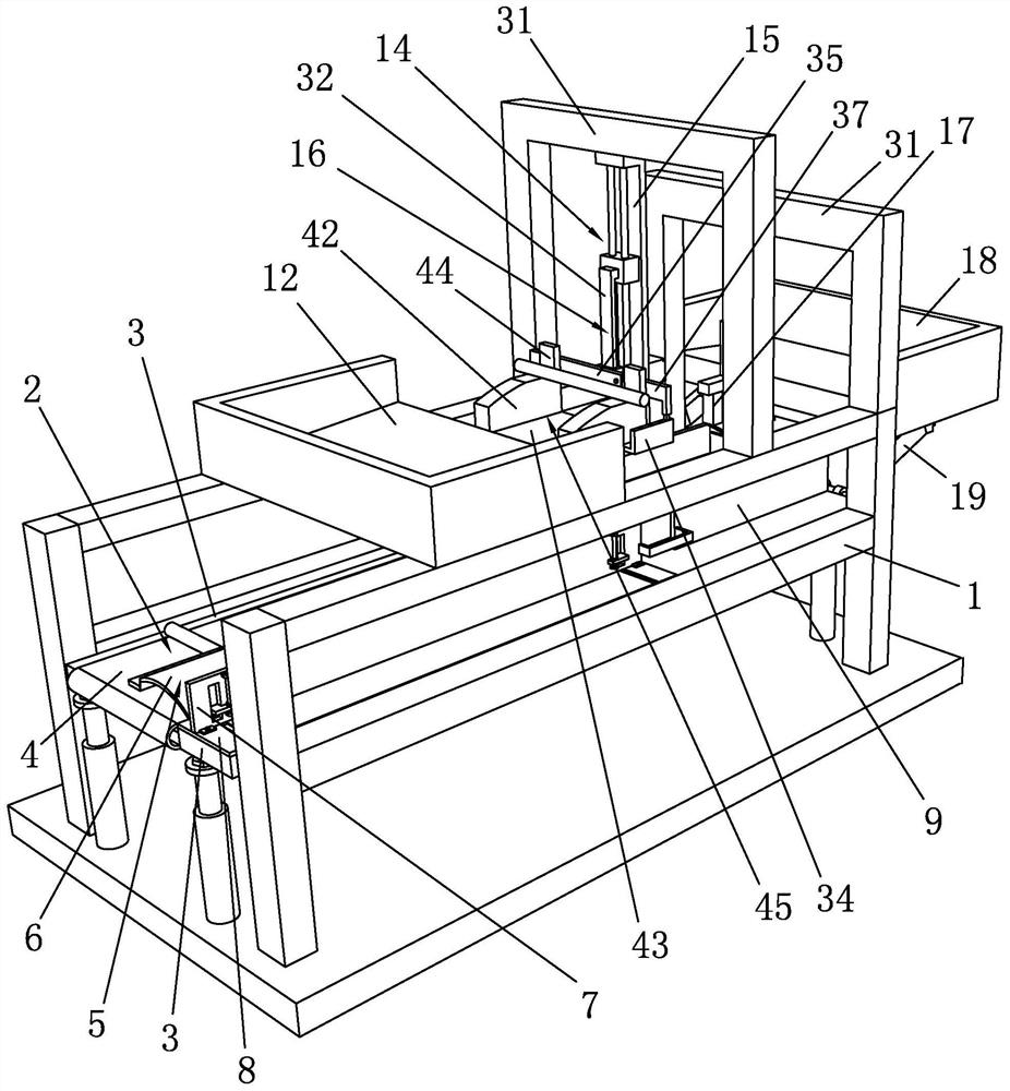 A length detection device for finished metal round tubes