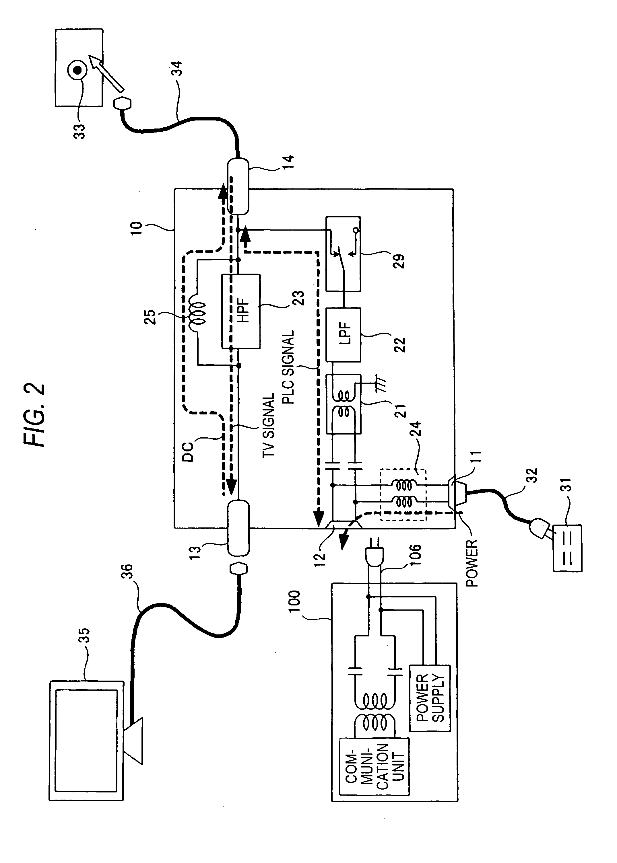 Relay apparatus and electric appliance