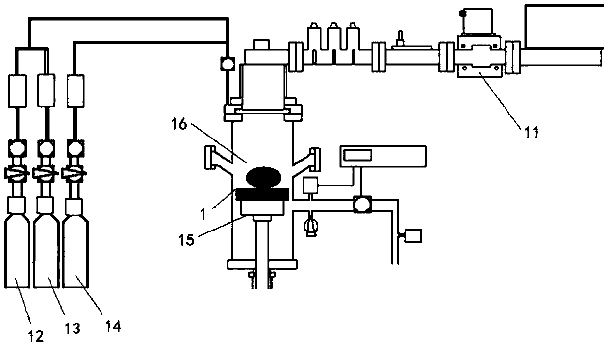 A kind of electrode material of diamond-based seawater salinity sensor