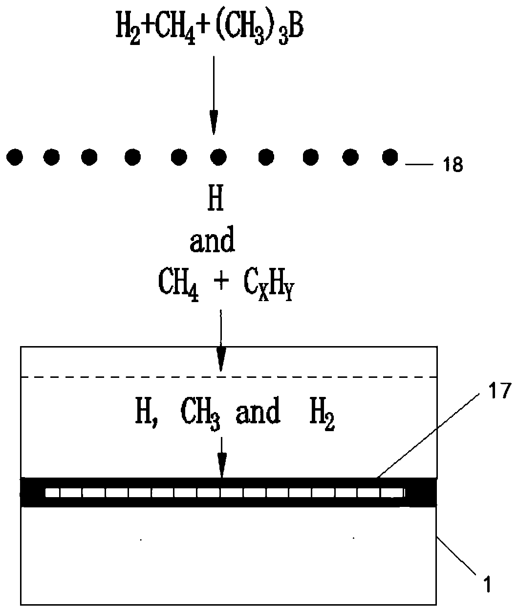 A kind of electrode material of diamond-based seawater salinity sensor