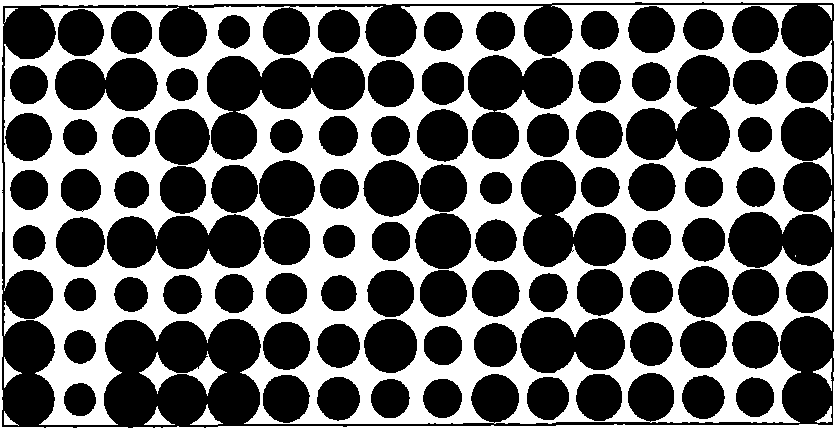 Interference jet printing method in variable dot printing of inkjet printer