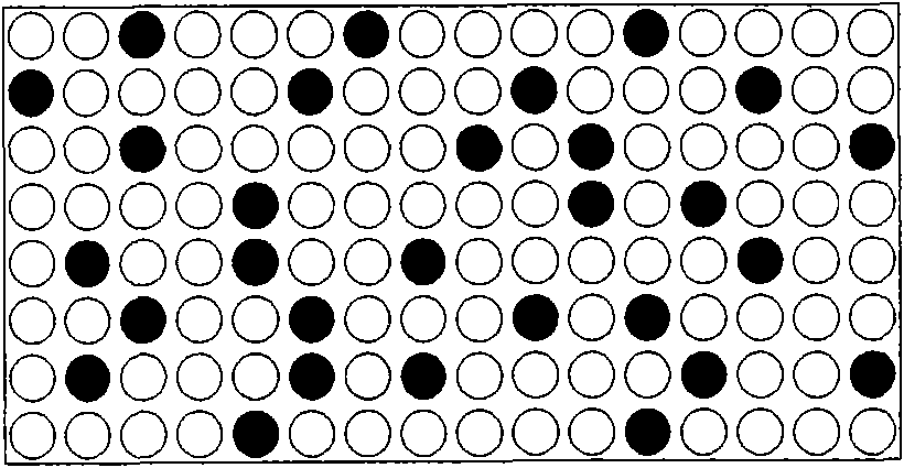 Interference jet printing method in variable dot printing of inkjet printer