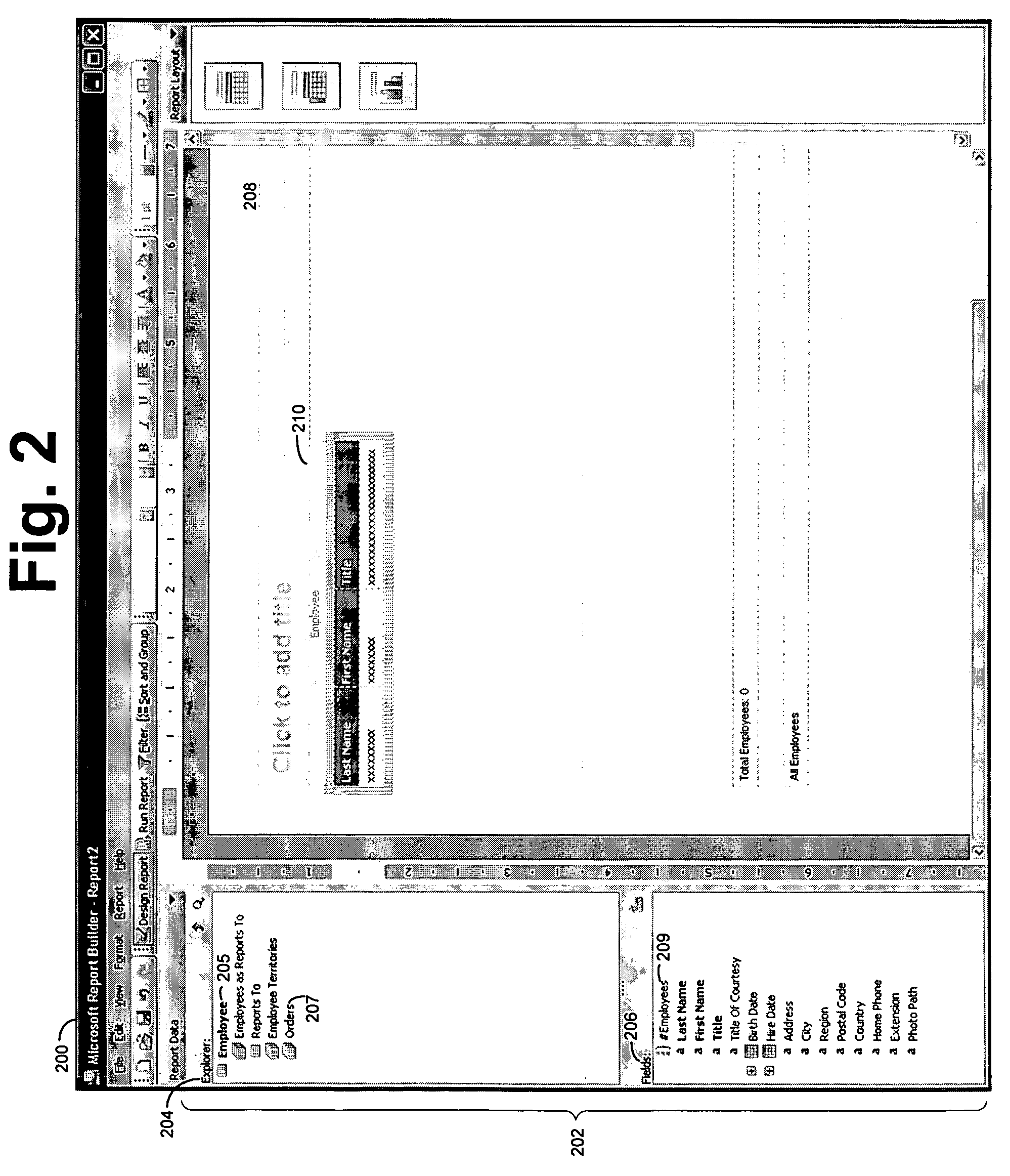 User interface mechanism to formulate complex query against an entity relationship model