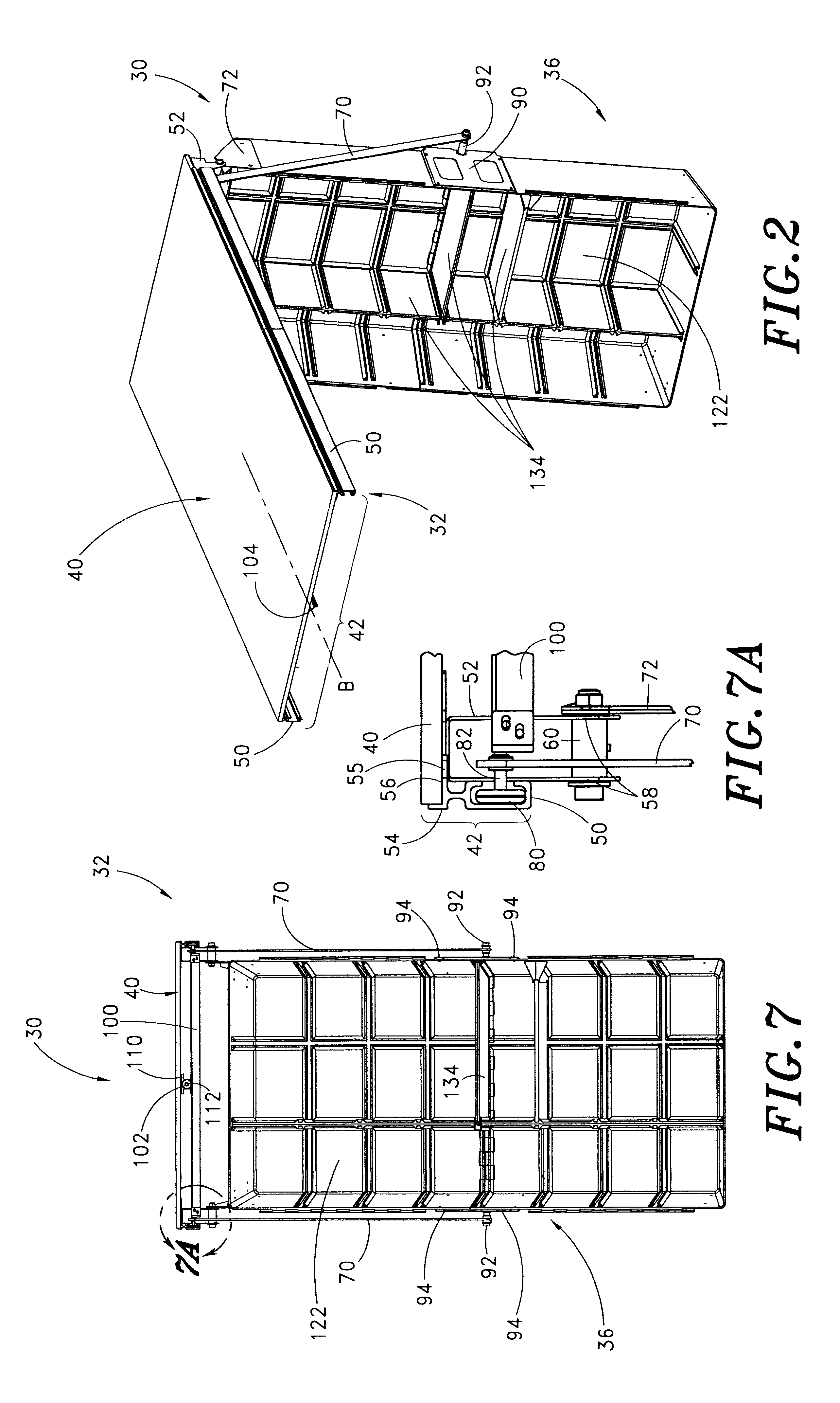 Overhead storage device