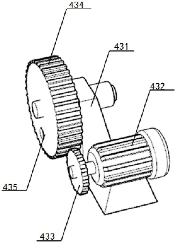 Cyclic loading fatigue experiment device for bending moment of pipeline