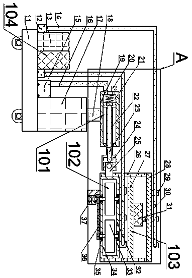 Cleaning and maintenance device for post insulator of power distribution station