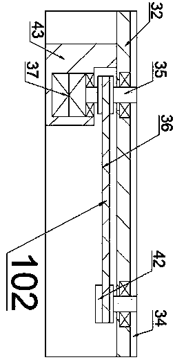 Cleaning and maintenance device for post insulator of power distribution station