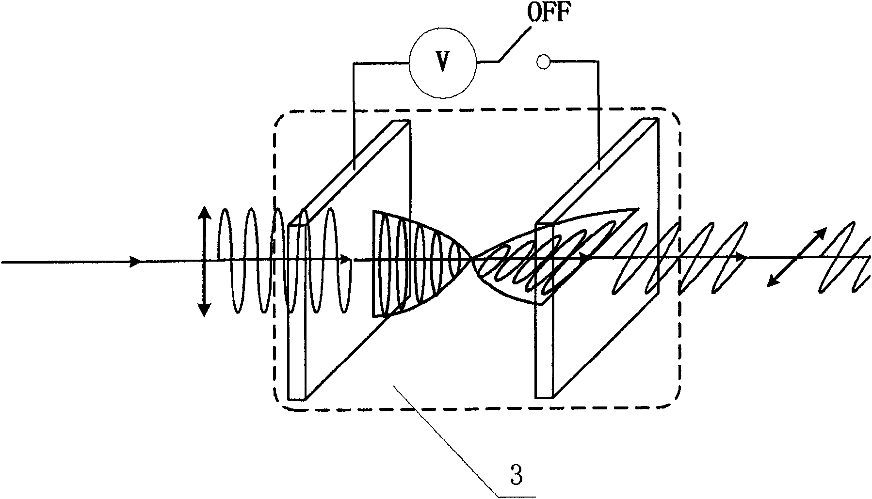 Embedded type polarization state measuring instrument based on LCD