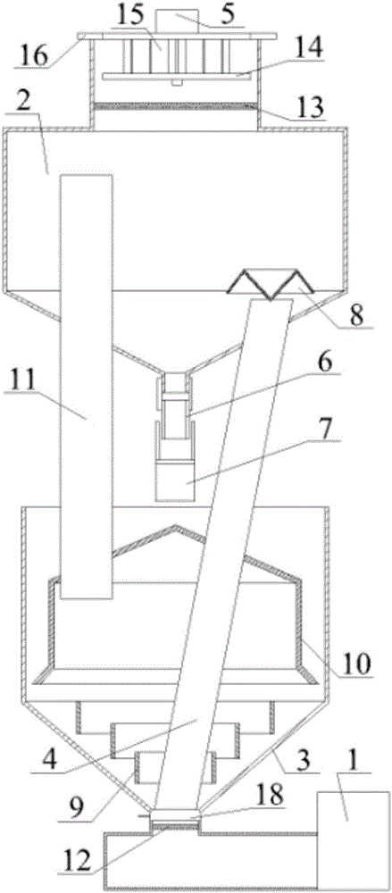 Pneumatic circulating grain drier