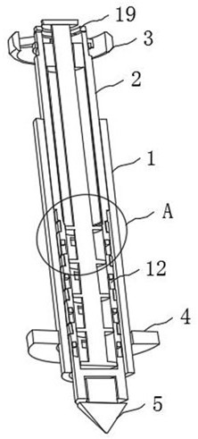 Soil sampling and detecting equipment for urban environmental protection engineering