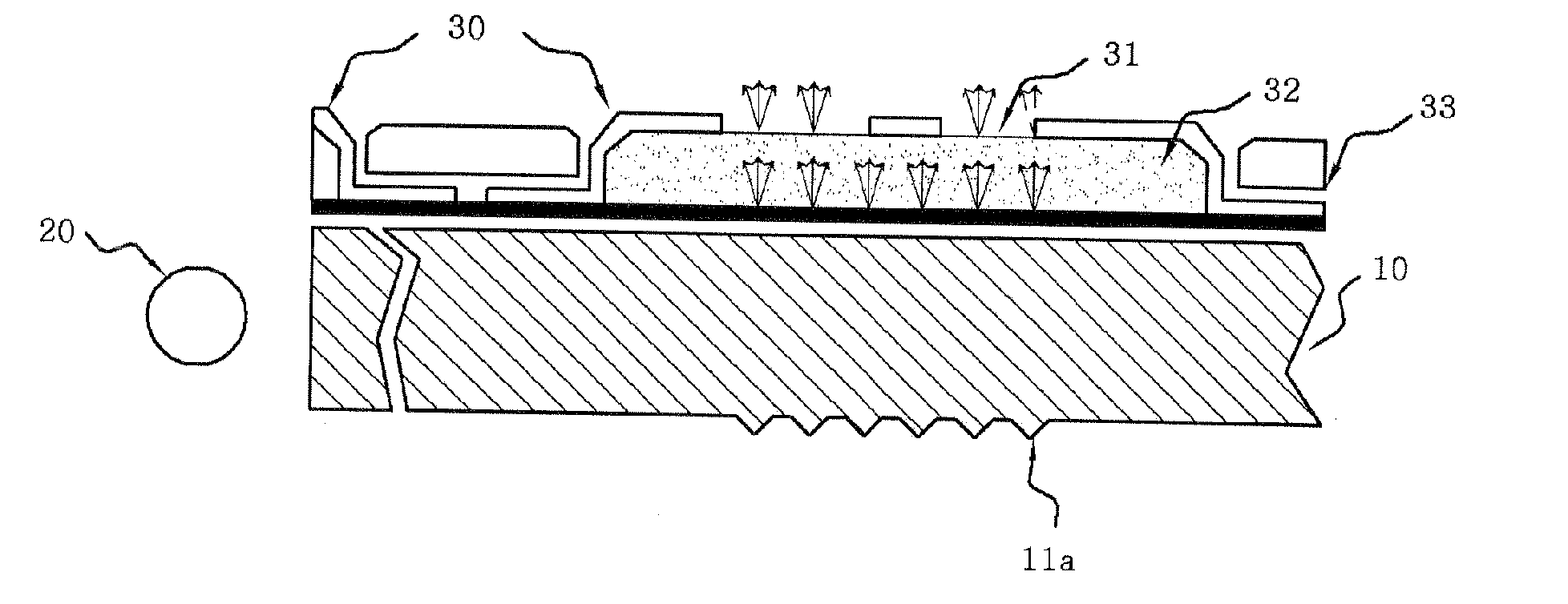 Flexible backlight unit for key of input device