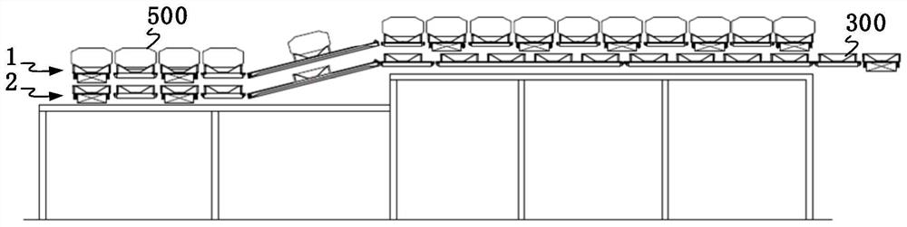 Tire blank conveying system and conveying method thereof