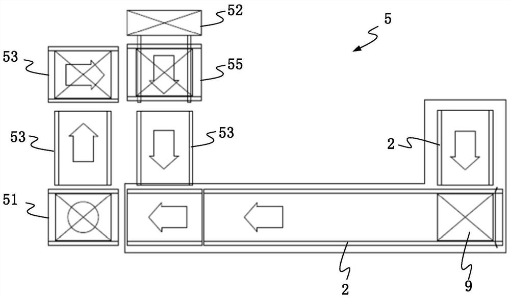 Tire blank conveying system and conveying method thereof