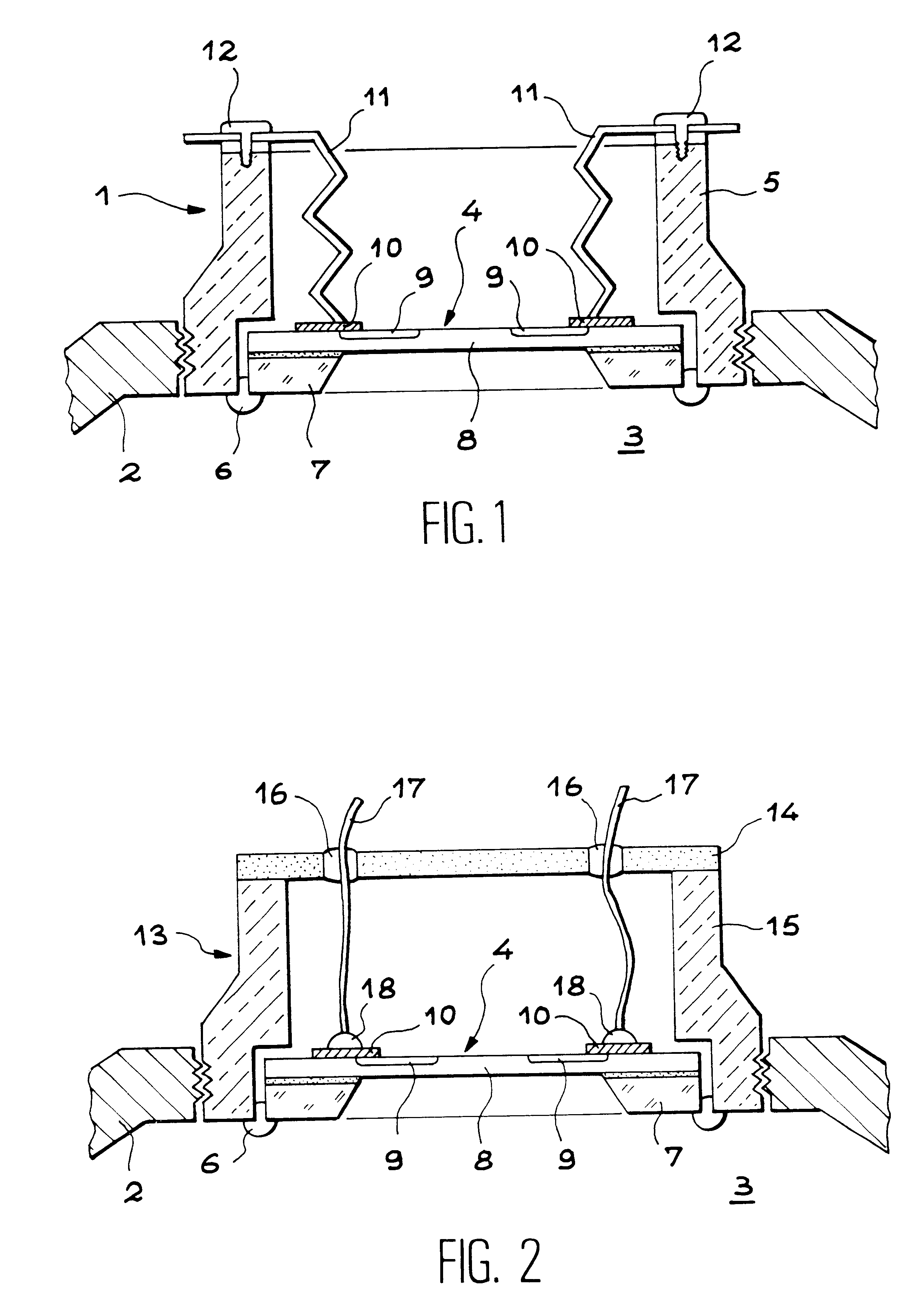 Membrane pressure sensor comprising silicon carbide and method for making same