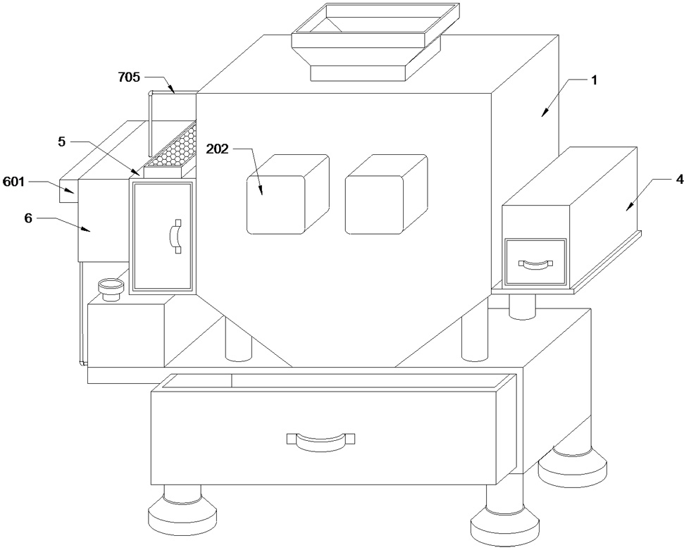 Environment-friendly excrement treatment system for livestock farm