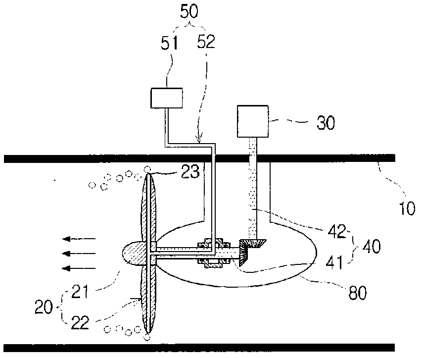 Propulsion apparatus for a marine vessel and marine vessel comprising same