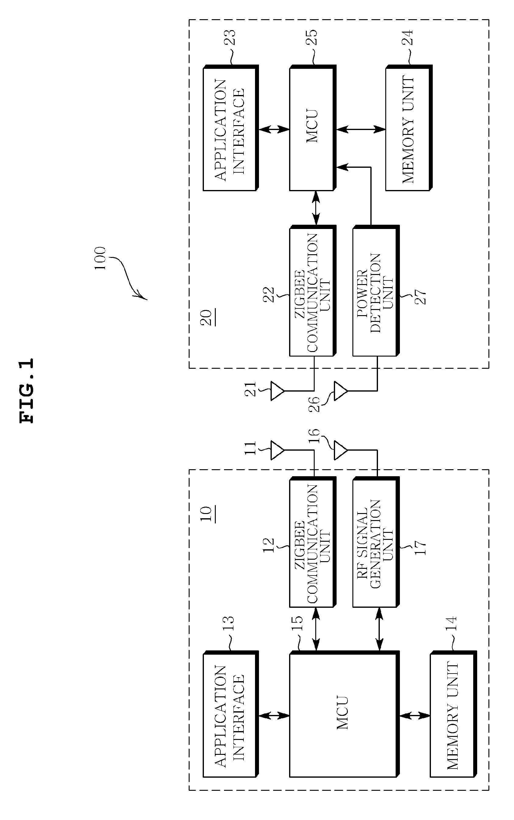 Apparatus and method for low power local area communication using event signal control