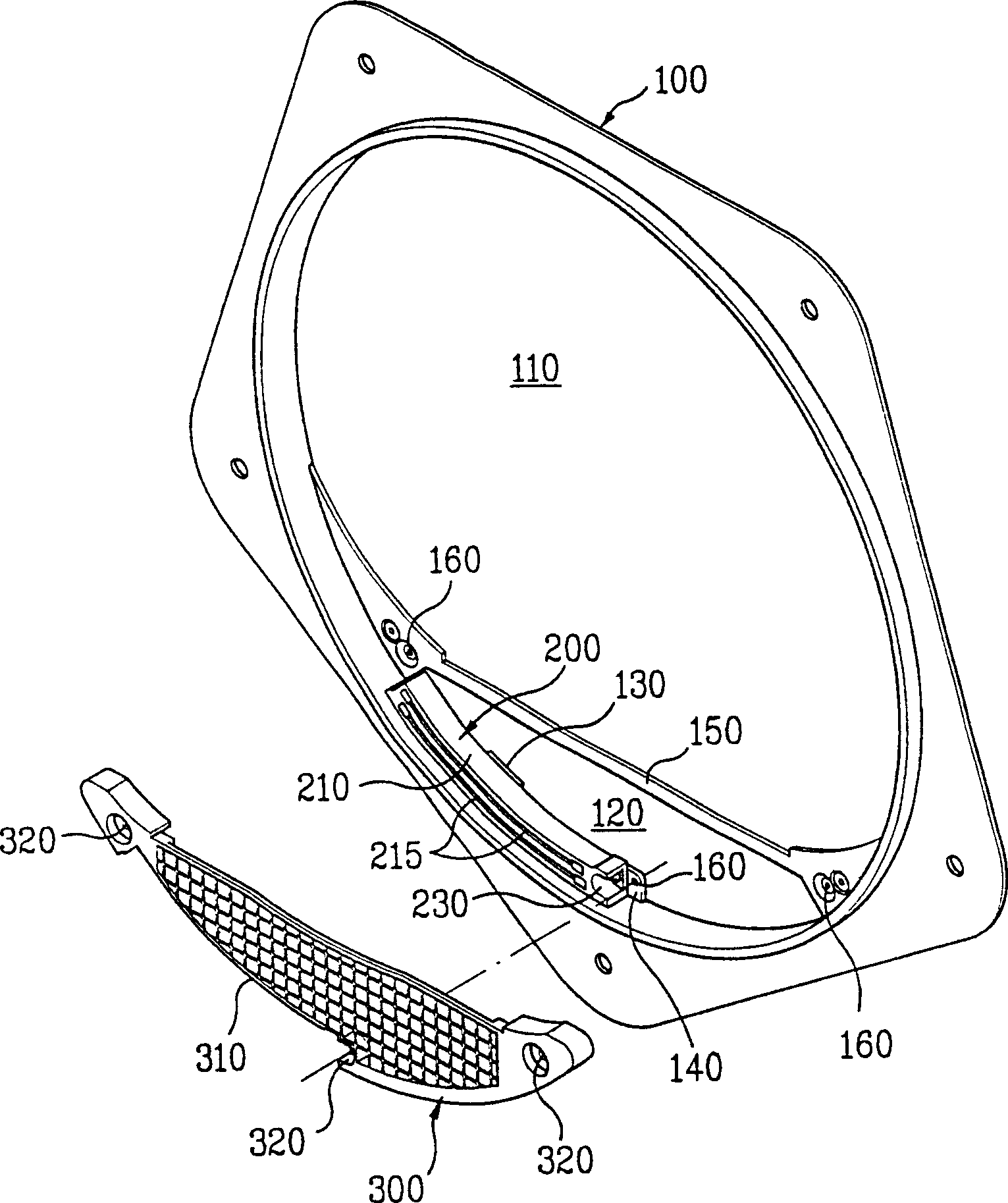 Sensor assembly for automatic dryer