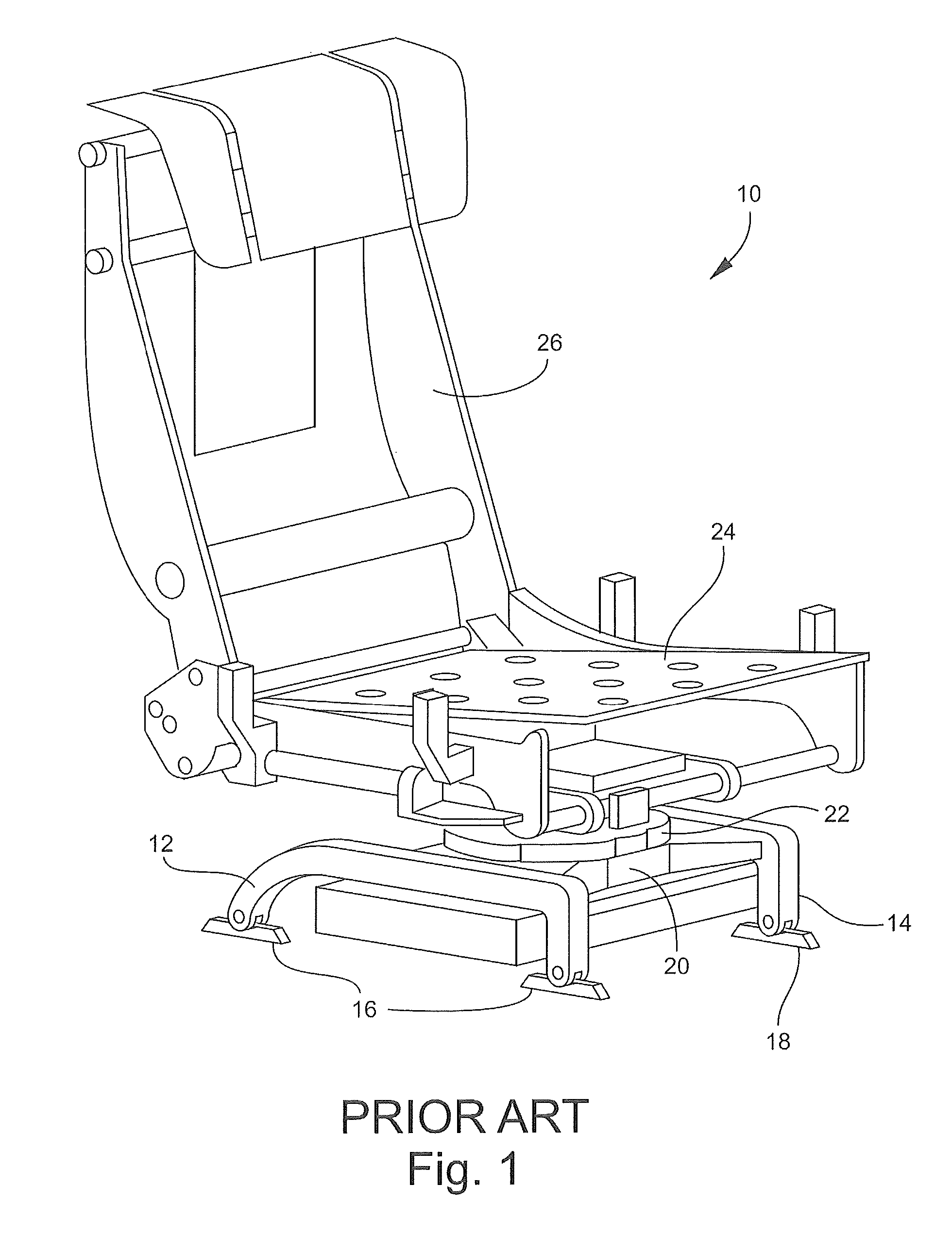 Aircraft passenger seat and seat swivel assembly