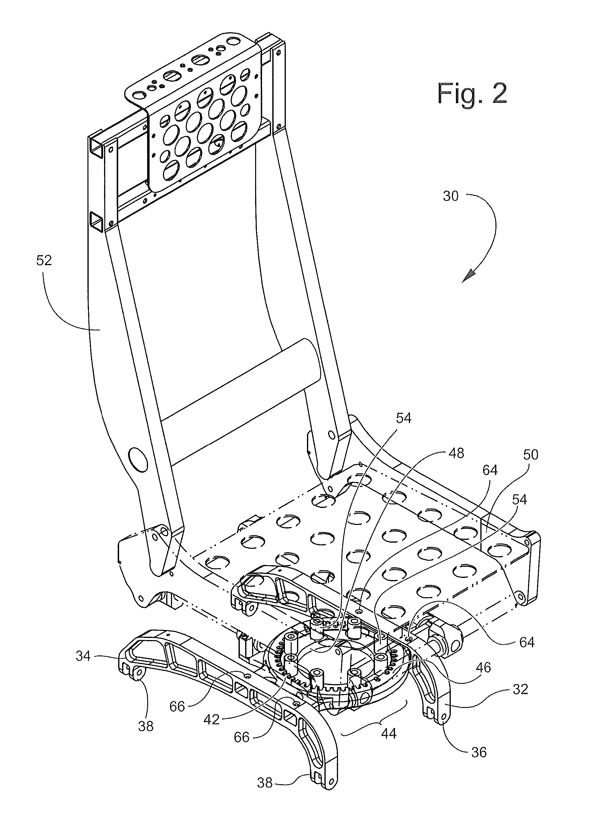 Aircraft passenger seat and seat swivel assembly