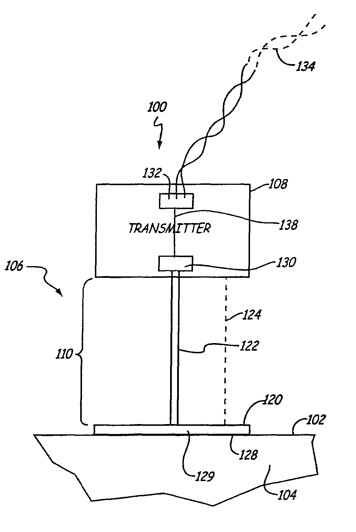 High temperature pressure transmitter assembly