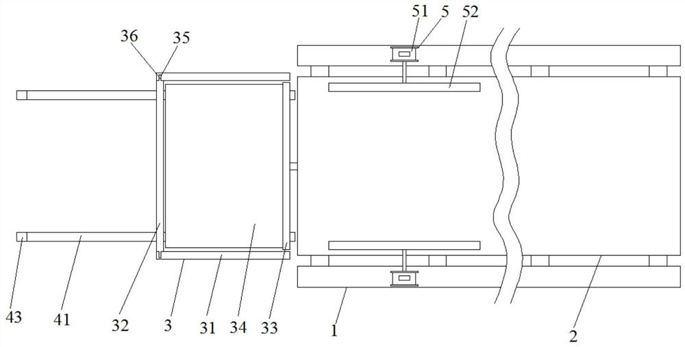 Automatic collecting and stacking device for wood-plastic composite profiles