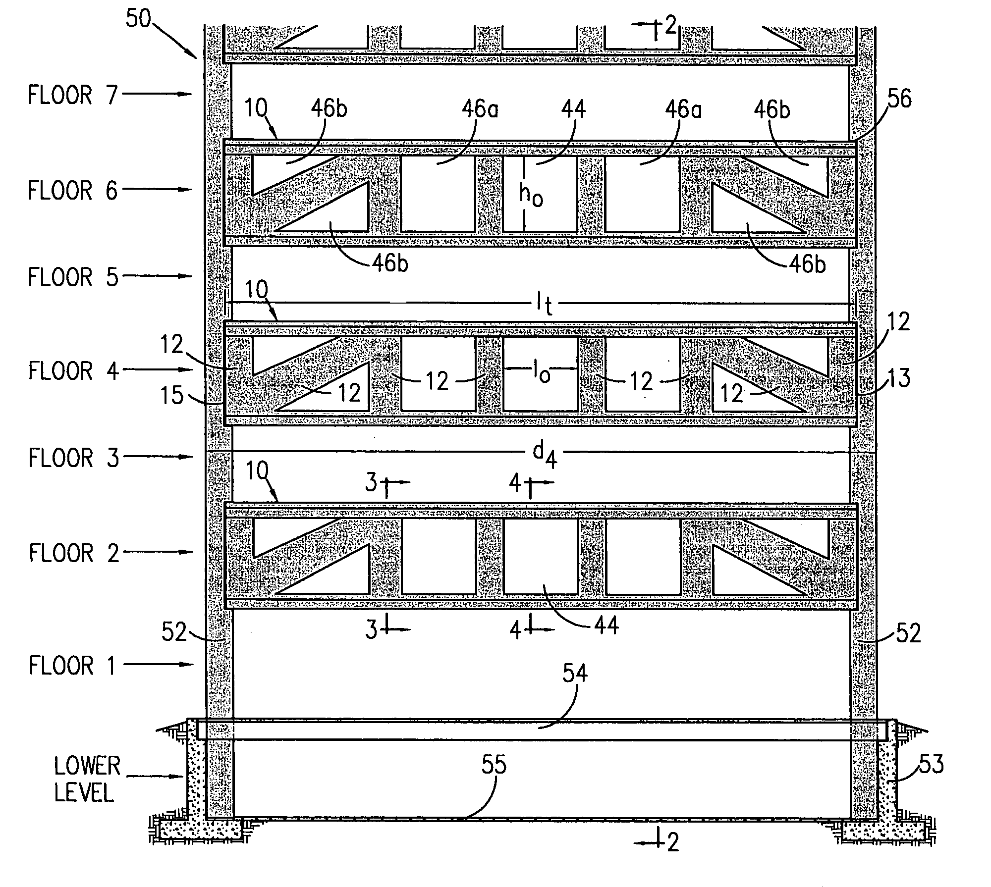 Precast, prestressed concrete truss