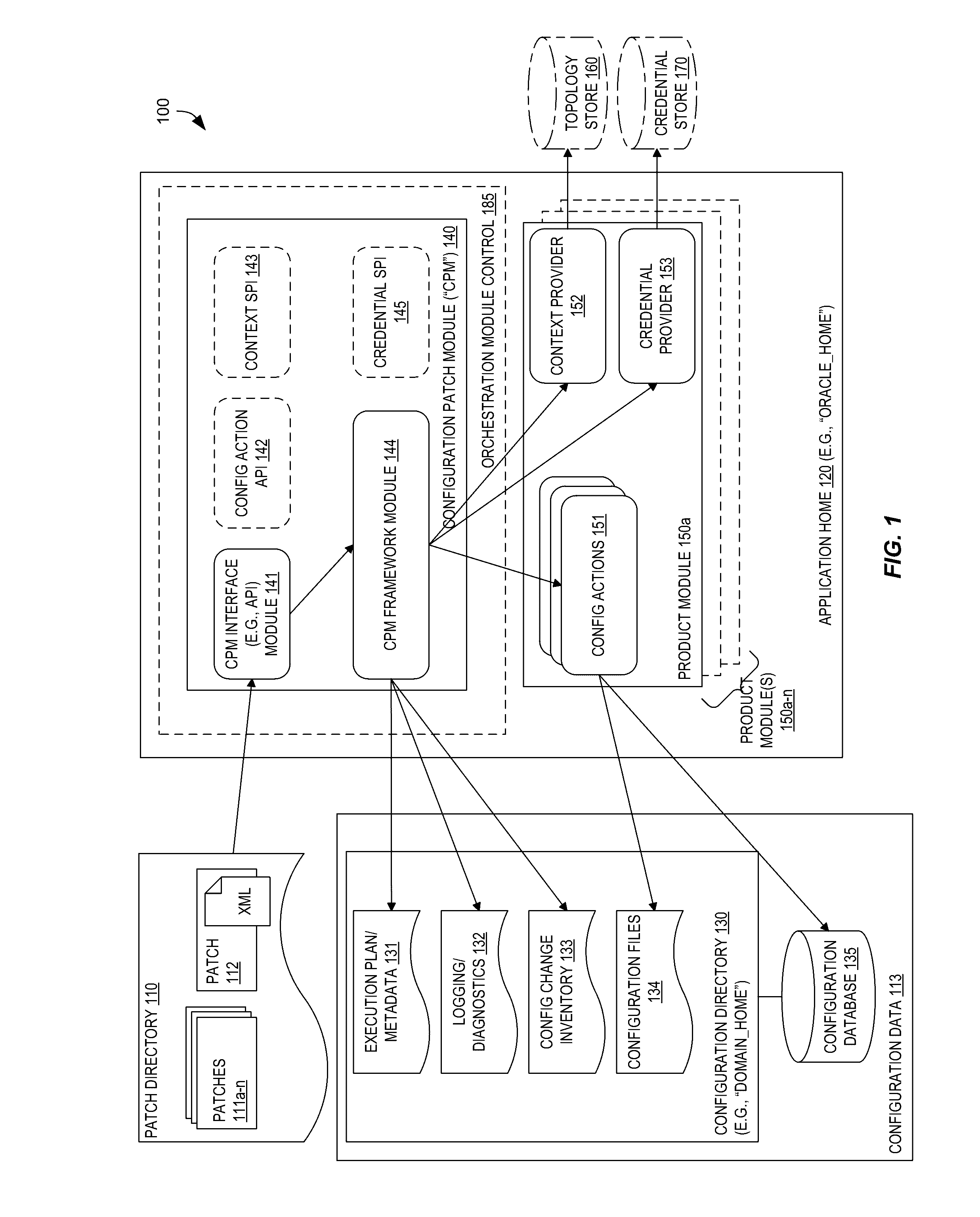 Techniques for efficient application configuration patching