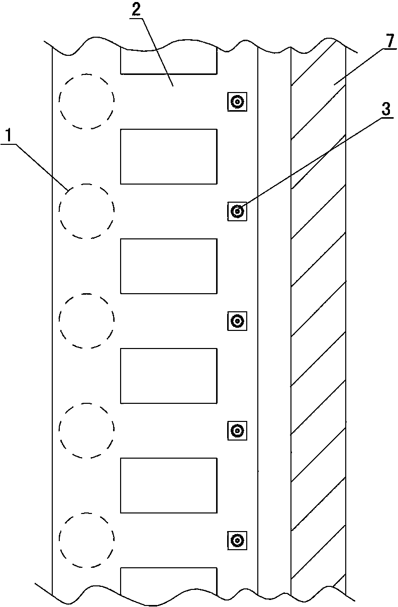 Pile beam vertical anchor support system used for supporting foundation pit and construction method of pile beam vertical anchor support system