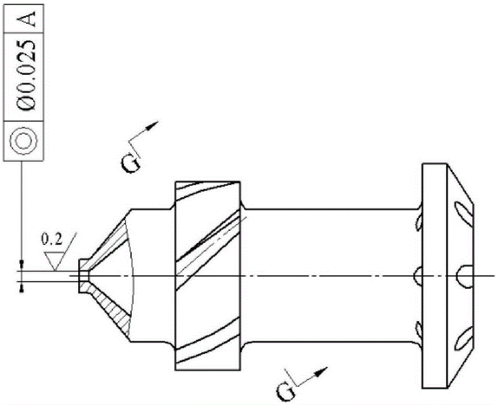 Method for precision machining of nozzle type parts