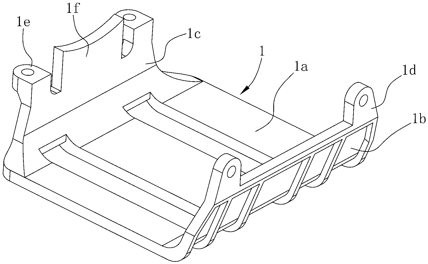 Petrol engine with underneath type oil tank