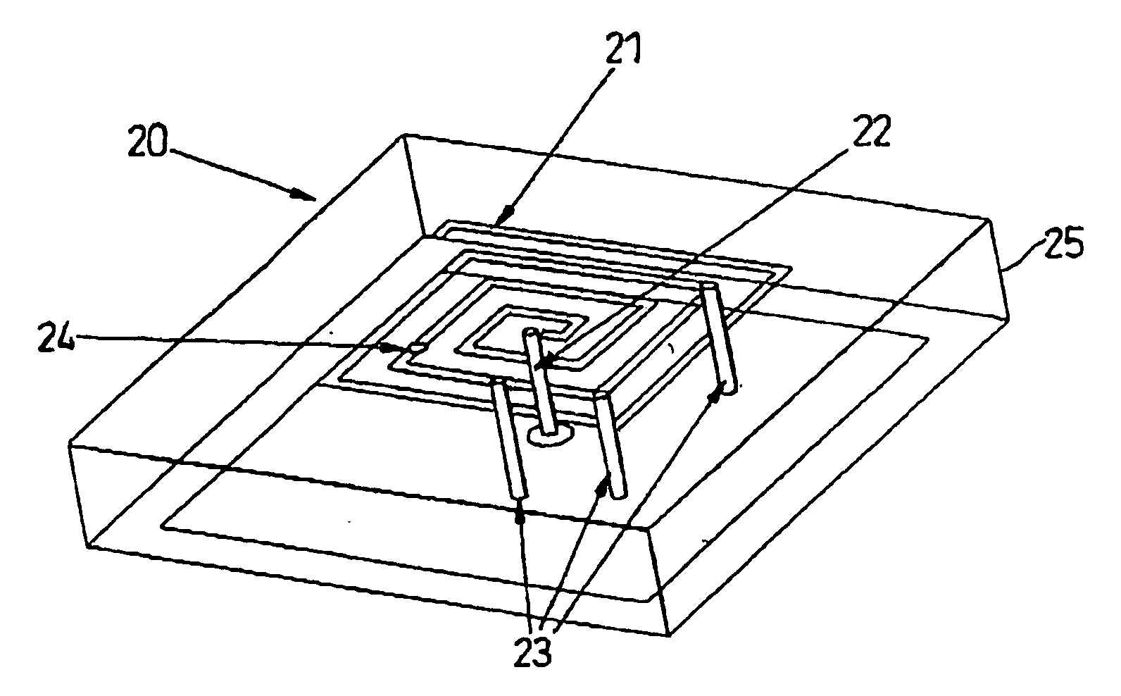 Antenna having controllable emission of radiation