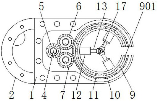 A quick twisting device for cable joints used in small electric power engineering construction