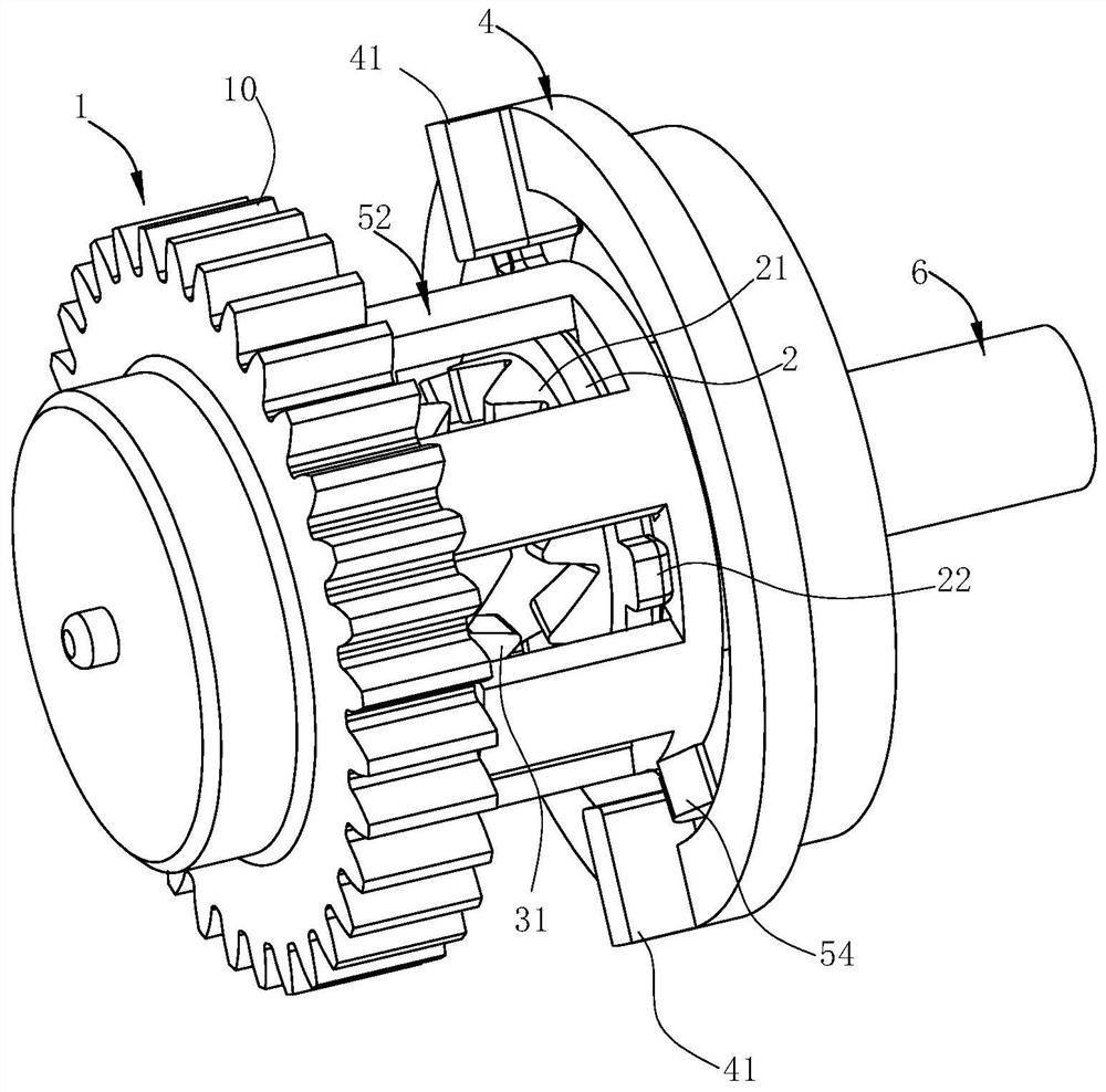 Clutch mechanism and paper feeding structure of printer applying clutch mechanism