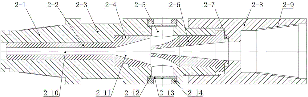 A hydraulic slit self-priming abrasive jet generating device and method in underground coal mine