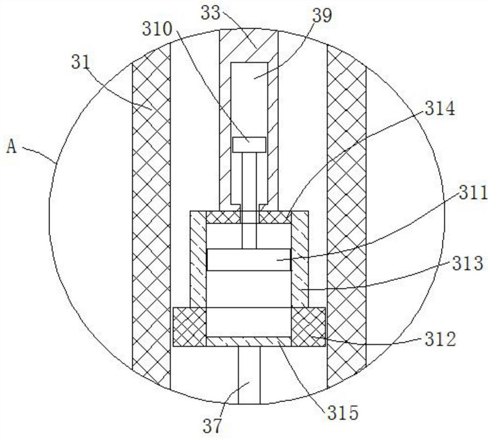 Sewage treatment device for neodymium iron boron waste processing