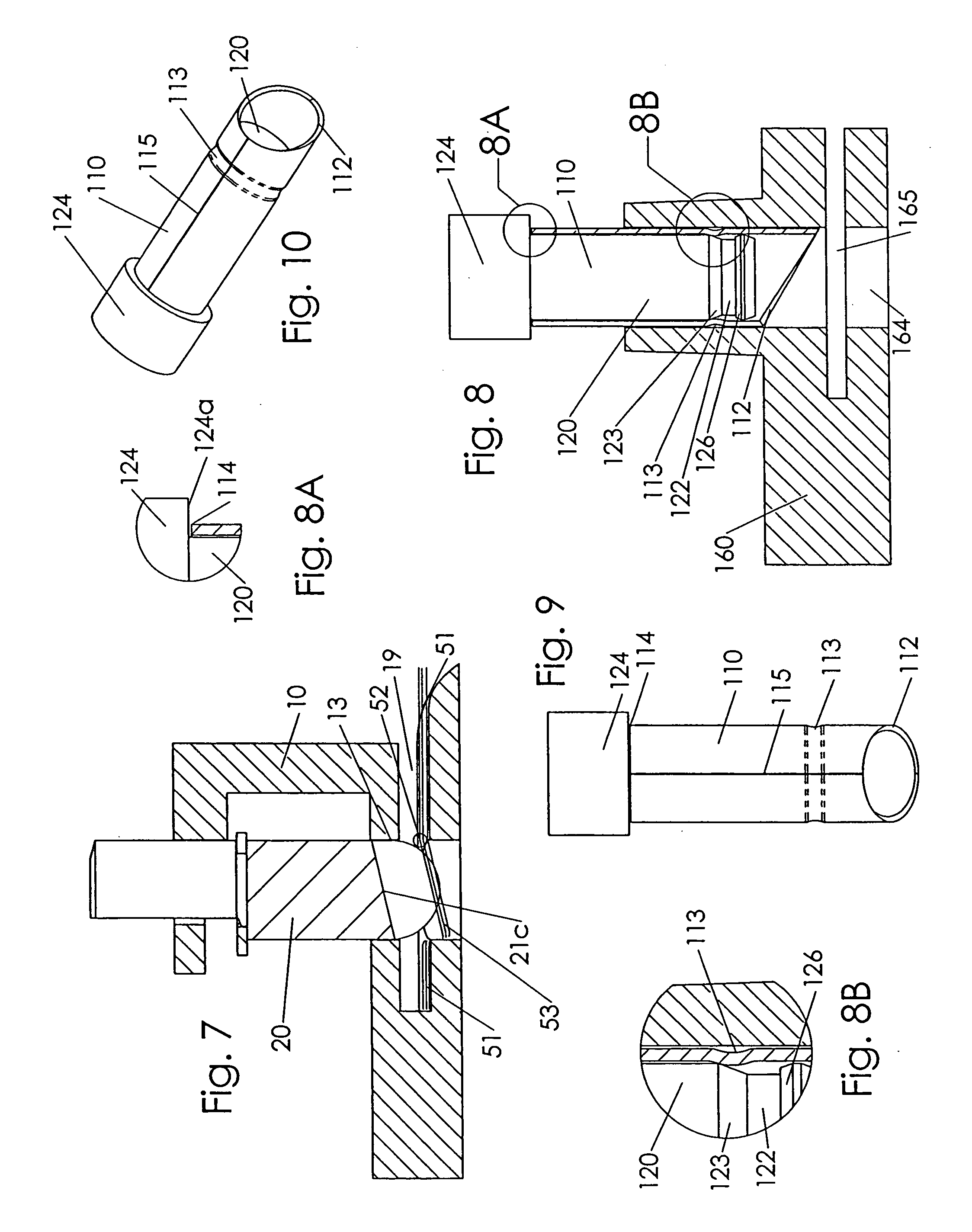 Low friction hole punch element