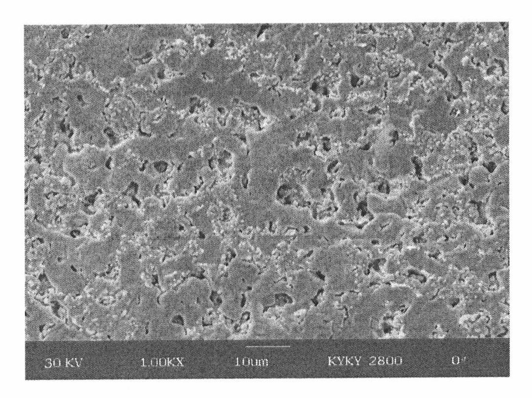 Porous metal electrode for multistage depressed collector